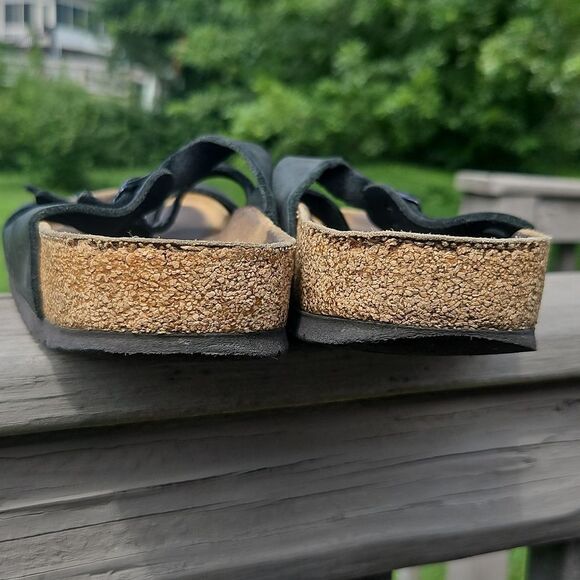 🌿 Birkenstock Florida Sandals | Leather Triple-Strap Comfort | Size 40 - Picture 4 of 6